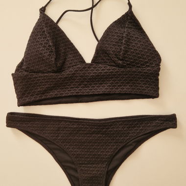 schwarzes Bikiniset