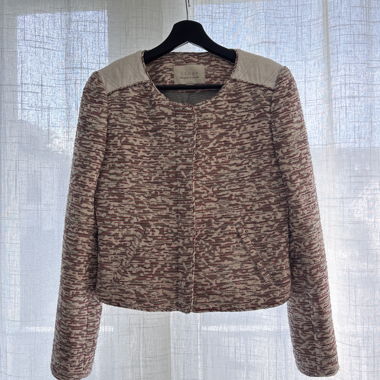 Veste courte pour femme à motifs