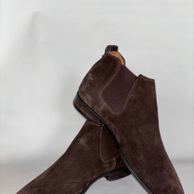 Chelsea Boots Wildleder Braun