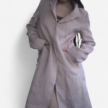 H&M rosa Trenchcoat Grösse S