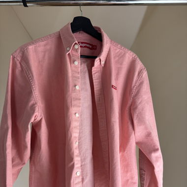 Supreme - Pink Small Box Denim Shirt