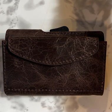 Étui à cartes en cuir