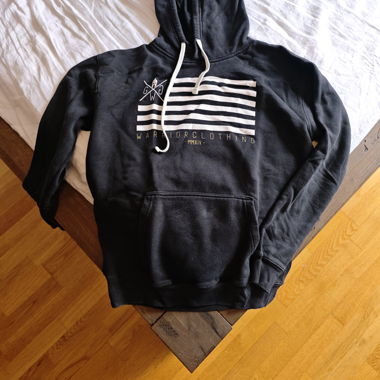 Hoodie nero Warrior taglia L gym hoodie