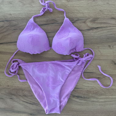 Lila Blumen-Bikini-Set von tezenis