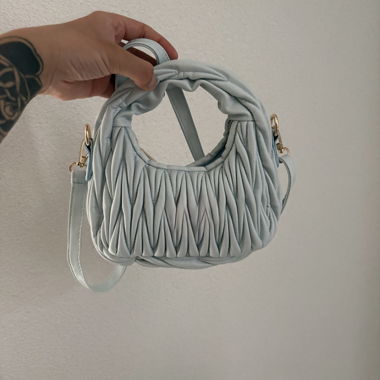 Light blue crossbody bag