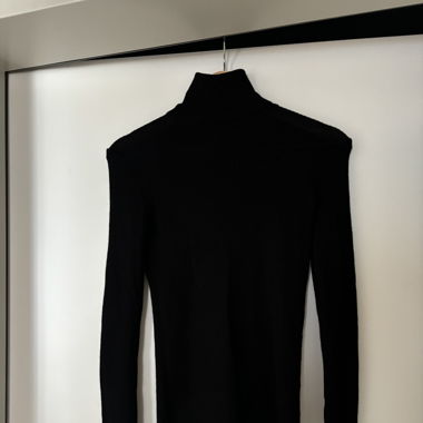 Rollkragenpullover aus Wolle