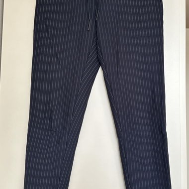 Pantalon en tissu à rayures avec cordon de serrage, ONLY