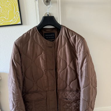 All Saints Steppjacke in braun
