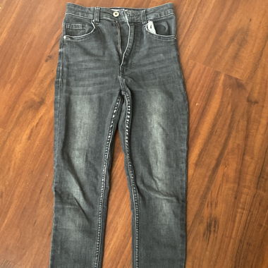 Bershka super high waist skinny jeans 