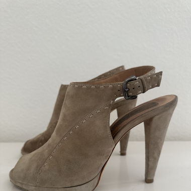 Strenesse Sandale, Wildleder, beige, Gr 40