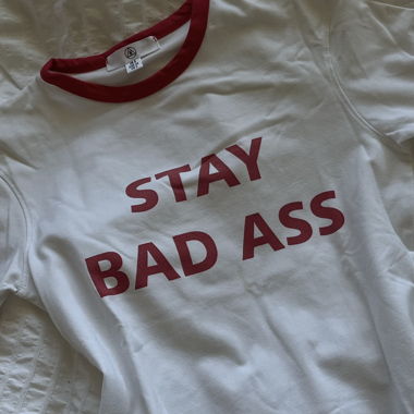 T-shirt baby vintage funky (aderente)