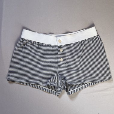 Stripes mini shorts
