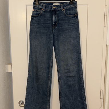 Jeans oversize vita alta