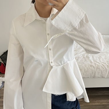 OFF WHITE blouse asymetric