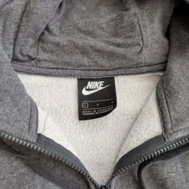 Veste à capuche zippée Nike grise