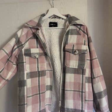 Veste Teddy à Carreaux XS