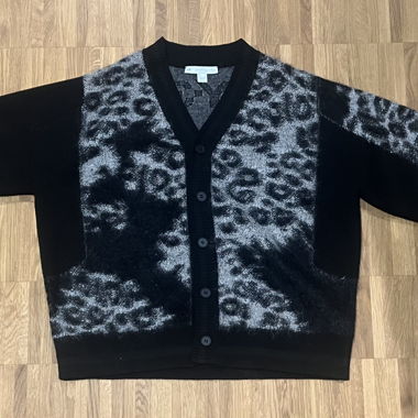 Yohji Yamamoto Adidas Y-3 Cardigan Mohair Leopardato