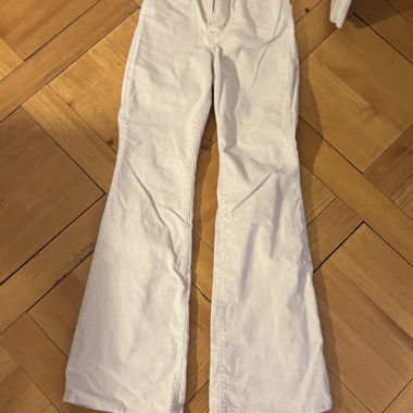 Levi’s Premium 70s High Flare Cordhose weiss