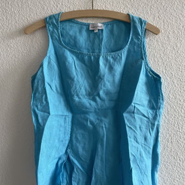 Türkisfarbenes Damen-Top