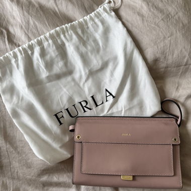 Borsa a tracolla Furla rosa