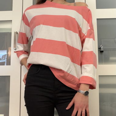 Gestreiftes Langarmshirt von Esprit, XS