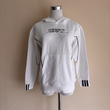 Hoodie enfant adidas blanc