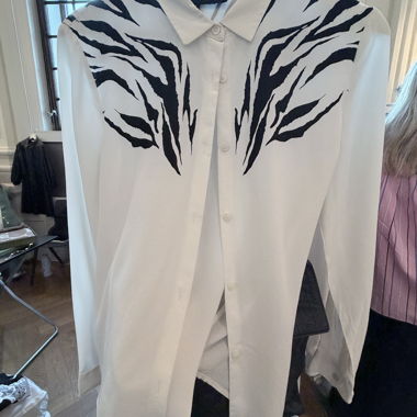 White The Kooples Sport Shirt, Size M