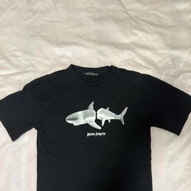 Palm Angels Hai T-Shirt Schwarz Grösse M