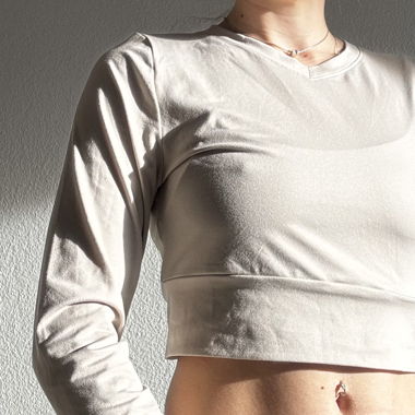 Gymshark Longsleeve Openback Top