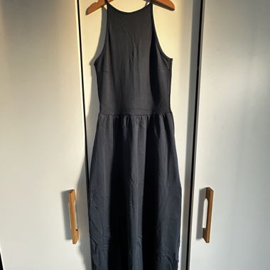 vestito in jersey blu