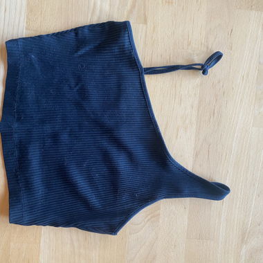 Black Asymmetric Zara Top