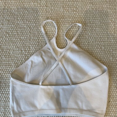 Crop top blanc taille S