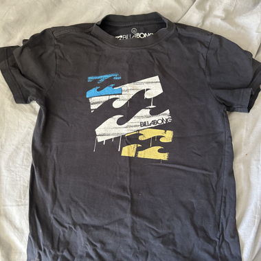 T-Shirt Billabong Nero 100% cotone