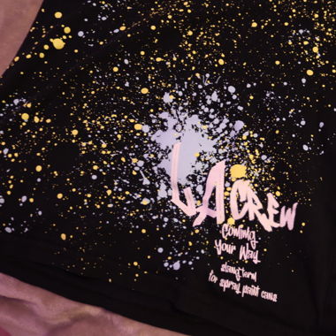 Schwarzes Shirt mit design