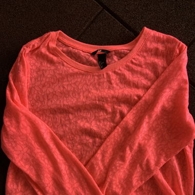 Neon Pink Floral Layering Piece