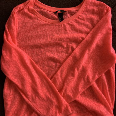 Neon Pink Floral Layering Piece