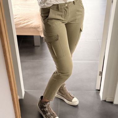 Pantalone cargo kaki 7 for all mankind
