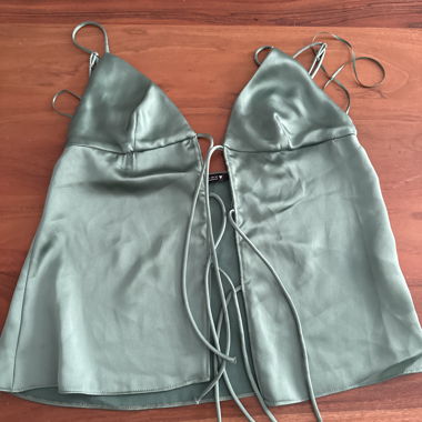 Haut vert ZARA