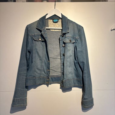 Giacca di jeans blu taglia 34
