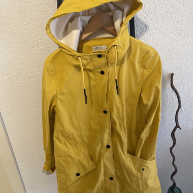 Yellow raincoat