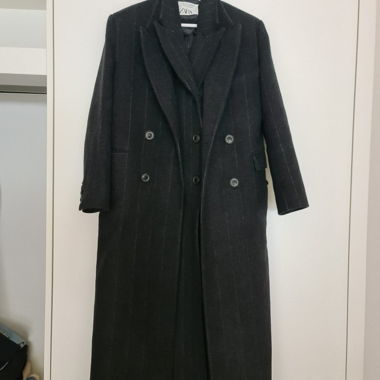 Zara Mantel mit Nadelstreifen 34 XS