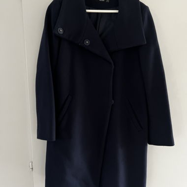HALLHUBER, winter coat, size 38, royal blue