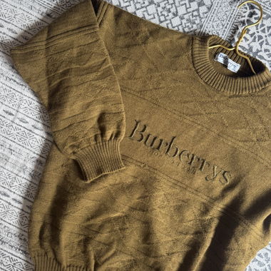 Vintage Burberrys Wollpullover 