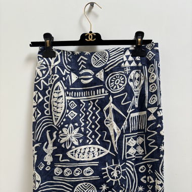 Jupe fluide à motifs 