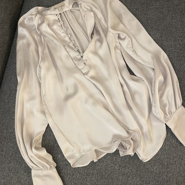 H&M Satin Bluse XS