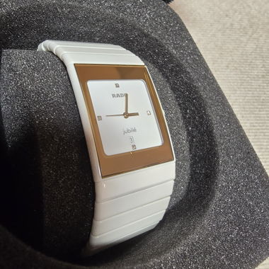 RADO Jubilé white ceramic watch