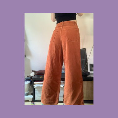 ribbed trousers இ asos design 