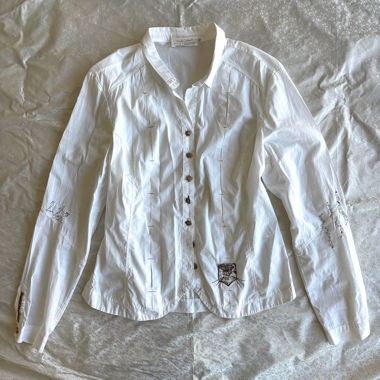 Elisa Cavaletti Made in Italy embroidered shirt
