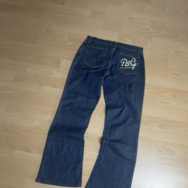 Dolce Gabbana Vintage Low Waist Flared Jeans