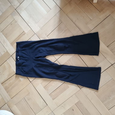 H&M black flared casual pants 